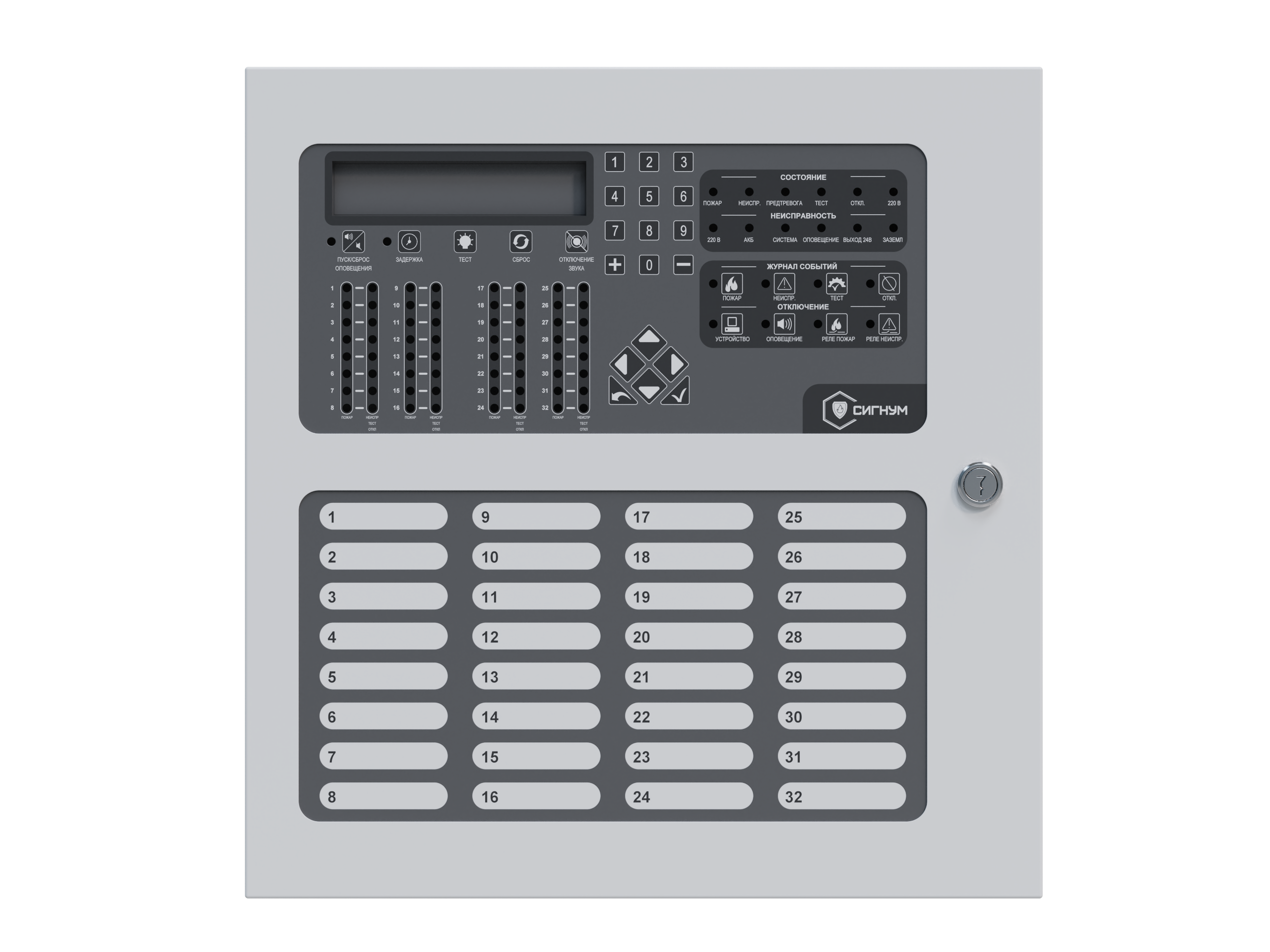 Прибор приемно-контрольный и управления пожарный СИГНУМ "ППКУ-А-01" — изображение 2