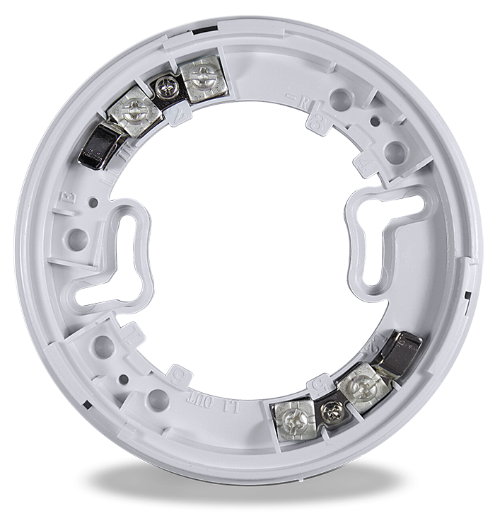 Низкопрофильная 4-х контактная база для неадресных извещателей СИГНУМ НКБ-01-4